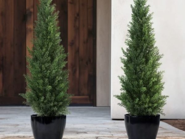 Artificial Cedar Trees 2-Pack only $39.59 shipped!